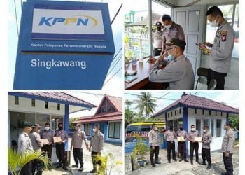 Perkokoh Sebagai Mitra, Polri Berikan Rompi dan Kaos Dinas ke Satpam