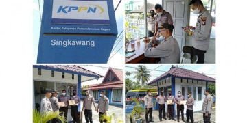 Perkokoh Sebagai Mitra, Polri Berikan Rompi dan Kaos Dinas ke Satpam