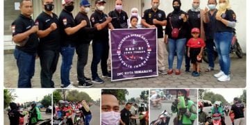 DPC KBS RI Kota Semarang Bagikan Takjil ke Ojek Online hingga Pemulung