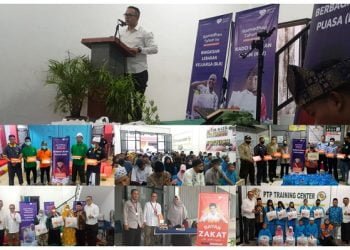 PTP Berbagi Paket Lebaran ke Anak Yatim Piatu