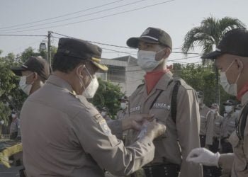 Polda Jatim Tutup Diksar Gada Pratama