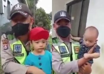 Satpam Temukan Dua Balita yang Dibuang Ibunya