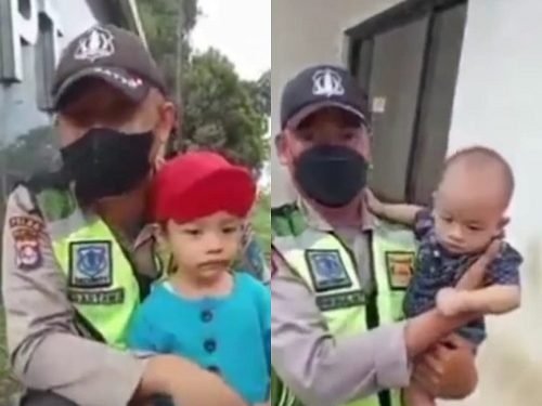 Satpam Temukan Dua Balita yang Dibuang Ibunya