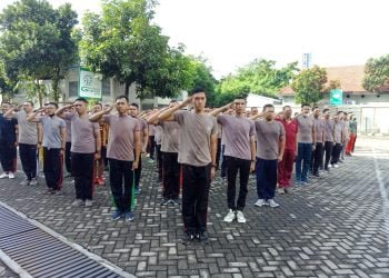 Pererat Solidaritas, Satpam BSP Surabaya Gelar Binlat dan Halalbihalal