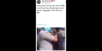 Satpam Bank Amankan Pelaku Upaya Bom Bunuh Diri