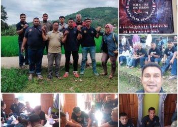 Pererat Tali Silaturahmi, DPC KBS RI Subang Gelar Halalbihalal