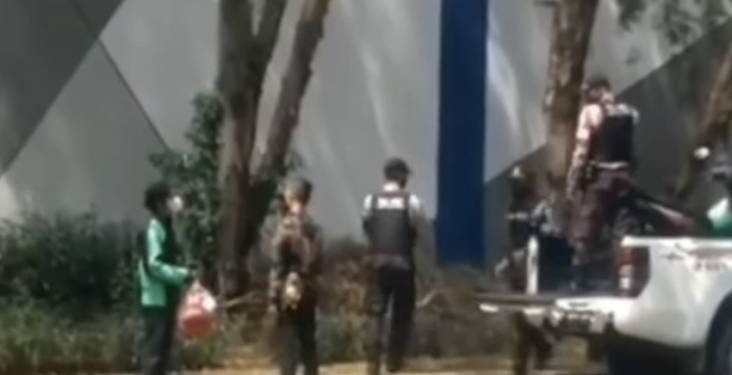 Parkir Sembarangan, Satpam Angkut Motor Driver Ojol