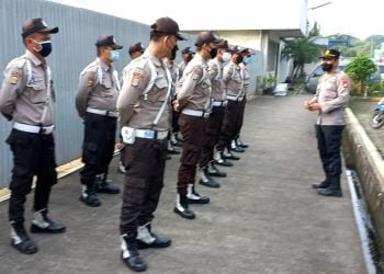 Anggota Satbinmas Polres Tangsel Sambangi Satpam Apartemen SGV