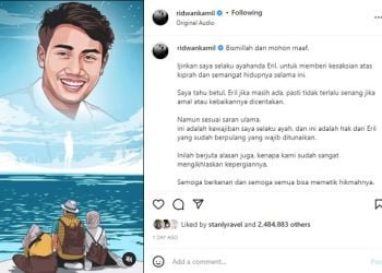 Putra Sulung Ridwan Kamil, Eril Berikan THR Satpam dari Saku Pribadi
