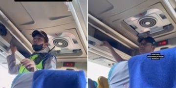 Ada Kotoran Manusia Jatuh dari Bus, Satpam SPBU Tegur Penumpang
