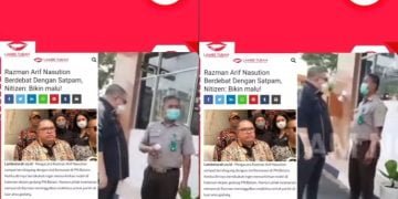 Gegara Parkir, Pengacara Razman Arif Nasution dan Satpam Berseteru