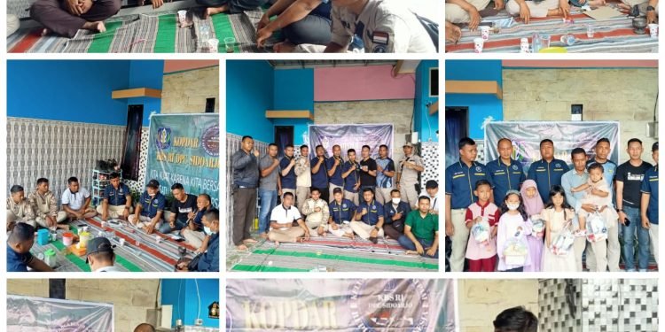 Gelar Kopdar, DPC KBS RI Sidoarjo Berikan Santunan Anak Yatim