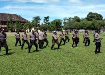 Polrestabes Medan Lakukan Pembinaan dan Penyegaran ke Satpam