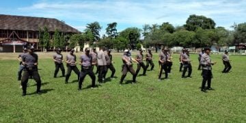 Polrestabes Medan Lakukan Pembinaan dan Penyegaran ke Satpam