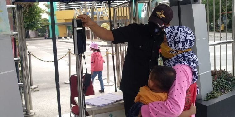 Ramai Dikunjungi Wisatawan, Satpam Taman Pintar Jogja Diimbau Terapkan Prokes