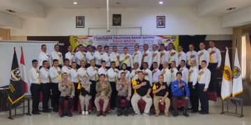 PT Satria Yutaka Saudara Sukses Latih 36 Satpam Gada Madya Angkatan Perdana