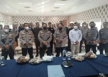Puluhan Satpam,BUJP dan User Ikut Bintek yang Digelar Polres Pangandaran