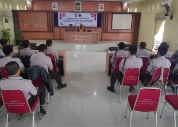 Polres Sidrap Lakukan Pembinaan Satpam dan Sosialisasi Perpol Pam Swakarsa