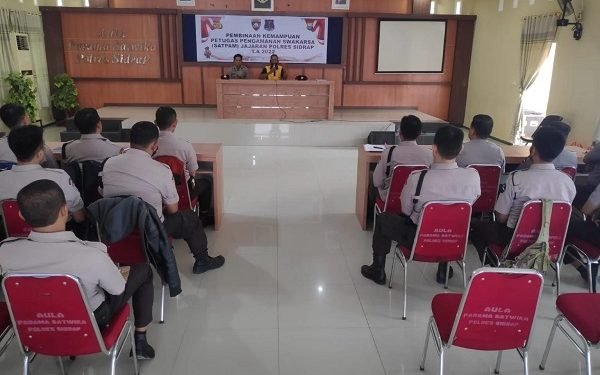 Polres Sidrap Lakukan Pembinaan Satpam dan Sosialisasi Perpol Pam Swakarsa