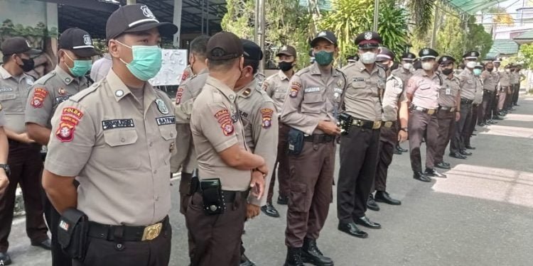 74 Satpam Ikut Pendidikan dan Pelatihan yang Digelar Polresta Palangka Raya