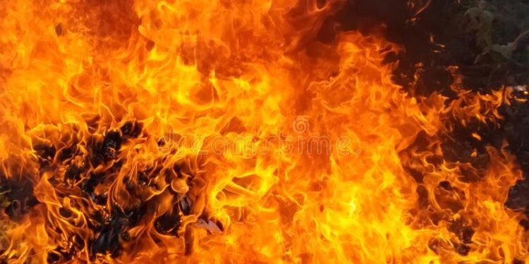 Seorang Balita Diselamatkan Satpam saat Terjadi Kebakaran