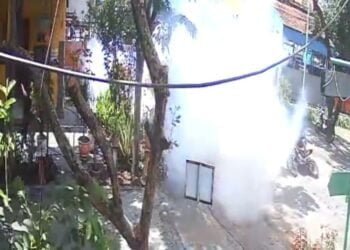 Hadang Curanmor, Satpam Rumah Sakit Dilempar Bondet