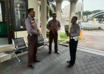 Polsek Sidoarjo Berikan Imbaun Kamtibmas ke Satpam Perumahan