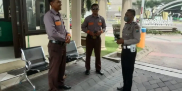 Polsek Sidoarjo Berikan Imbaun Kamtibmas ke Satpam Perumahan