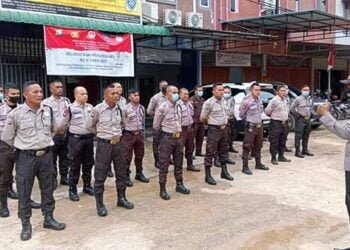 Polsek Sekupang Berikan Pembinaan dan Pelatihan ke Satpam