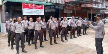 Polsek Sekupang Berikan Pembinaan dan Pelatihan ke Satpam
