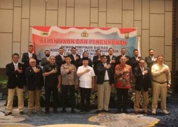 Gubernur Rohidin Hadiri Pelantikan DPD APSI Bengkulu Periode 2022-2027