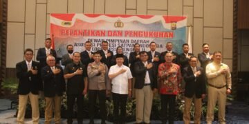 Gubernur Rohidin Hadiri Pelantikan DPD APSI Bengkulu Periode 2022-2027