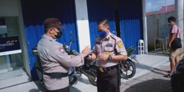 Polres Sukamara Cek Kelengkapan Seragam dan KTA Satpam yang Bertugas