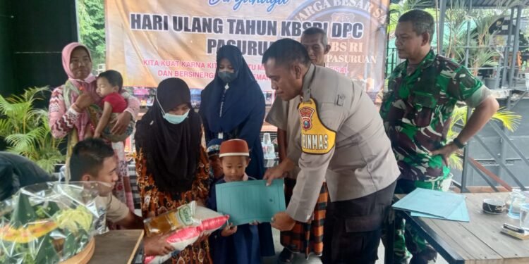 Rayakan Hari Jadi, KBS RI Pasuruan Potong Tumpeng dan Santunan ke Anak Yatim