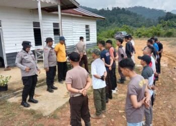 Polres Melawi Lakukan Pembinaan dan Pelatihan ke Satpam