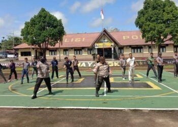 Polres Melawi Berikan Pembinaan dan Pengawasan ke Satpam