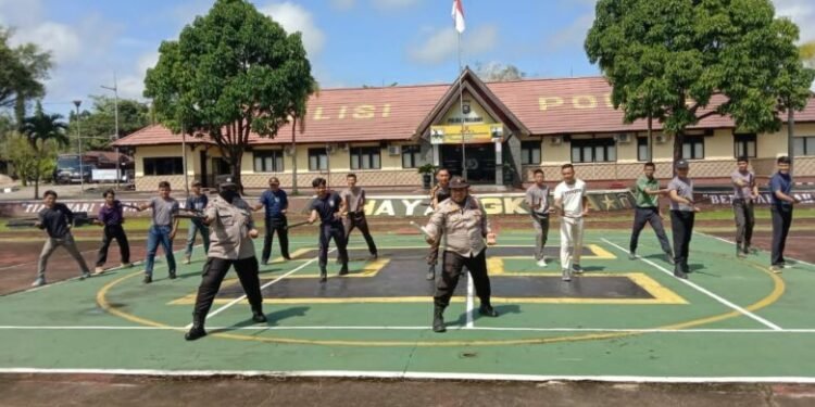 Polres Melawi Berikan Pembinaan dan Pengawasan ke Satpam