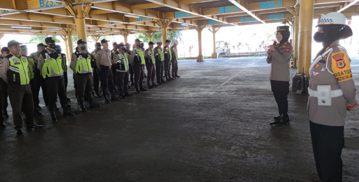 Tingkatkan Kompetensi Satpam, Polres Pelabuhan Makassar Lakukan Pembinaan