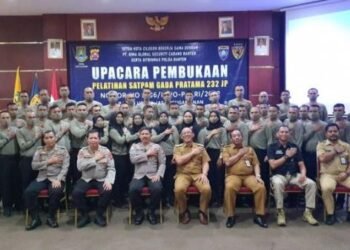 Pamdal Pemkot Cilegon Ikuti Diksar Satpam Gada Pratama