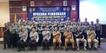 Pamdal Pemkot Cilegon Ikuti Diksar Satpam Gada Pratama