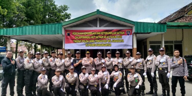 Satpam Wanita Wonogiri Jadi Perhatian di HUT ke-42 Satpam Tingkat Polda Jateng