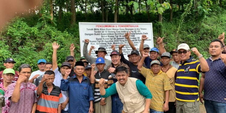 Warga Amankan Aset Lahan, Pasca Kuasa Hukum Buat Pengumuman di Surat Kabar