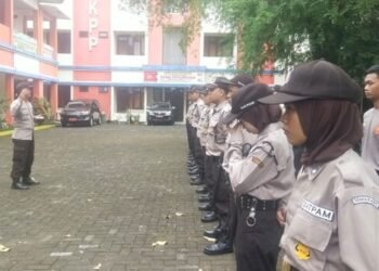 Sebanyak 60 Calon Satpam, Ikut Diksar Gada Pratama