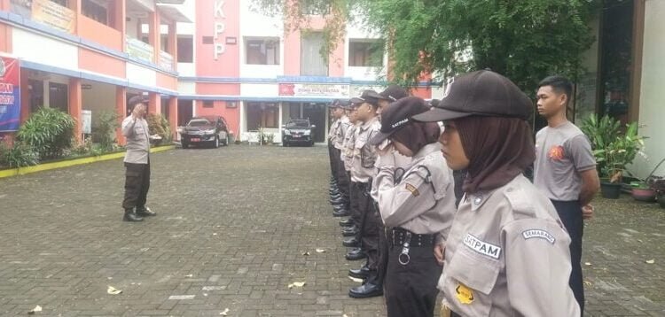 Sebanyak 60 Calon Satpam, Ikut Diksar Gada Pratama