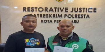 Satpam dan Ojol yang Berseteru di Pekanbaru Pilih Jalur Damai