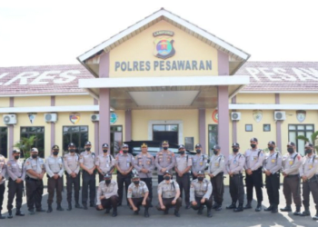 Kapolres Pesawaran Imbau Satpam Tingkatkan Kewaspadaan dalam Bertugas