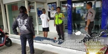 Patroli Harkamtibmas, Polsek Bareng Sambangi Satpam