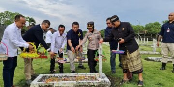 Memperingati HUT Satpam Ke-42, DPD APSI Bali Ziarah Ke TMP Pancaka Tirta Tabanan