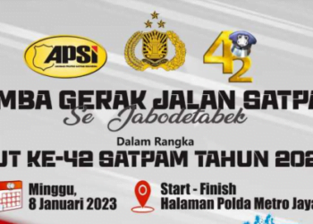 APSI Gelar Lomba Gerak Jalan Satpam, Ini Syaratnya