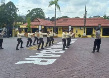 Meriahkan HUT ke-42 Satpam, Polres Kobar Gelar Lomba